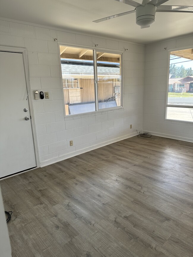 Front entry, living room with AC - 200 Lono Ave