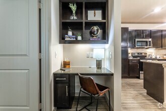 Built-In Desk - Oakwood Crossing