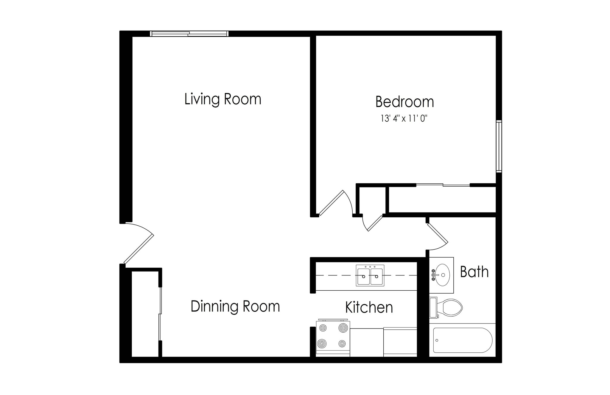 Integrity Northfield – 1 Bedroom 1 Bath A