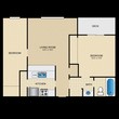 2 Bed 1 Bath A