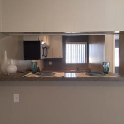 Pass Through Bar to Kitchen - Orange Bay Apartments