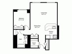 1 Bed/1 bath