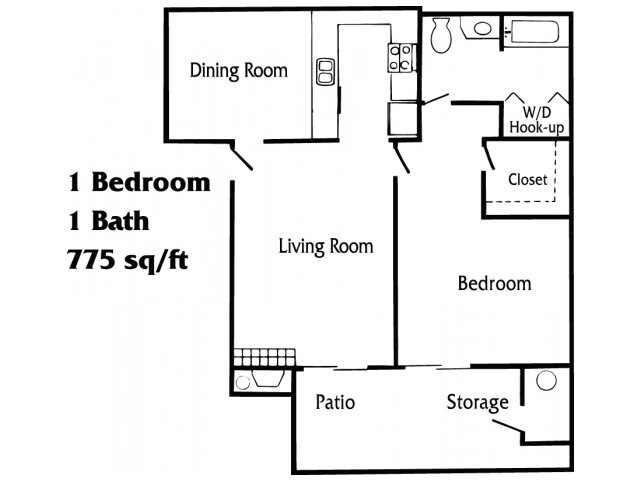 1HAB/1BA - Vintage Creek Apartments
