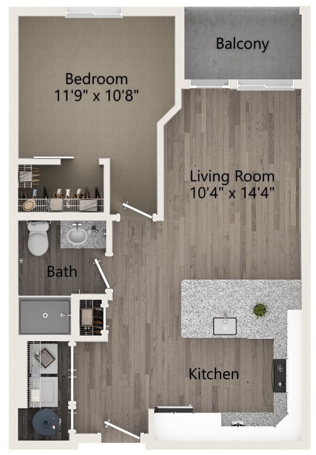 Floorplan - Caelian South Grove Apartments