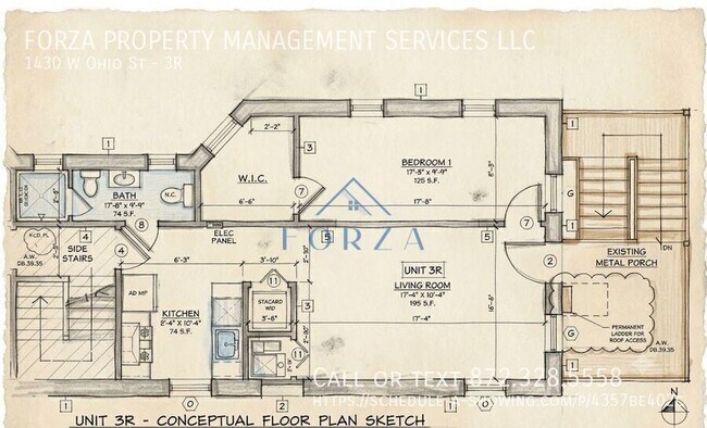 Photo - 1430 W Ohio St-3R Apartment