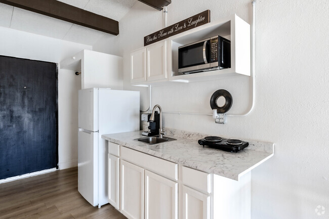 Studio - 320SF - Kitchen - La Provence Studios