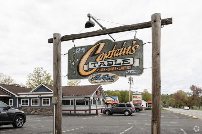 The Captain's Table, a popular bar and seafood restaurant in Monroe, NY.