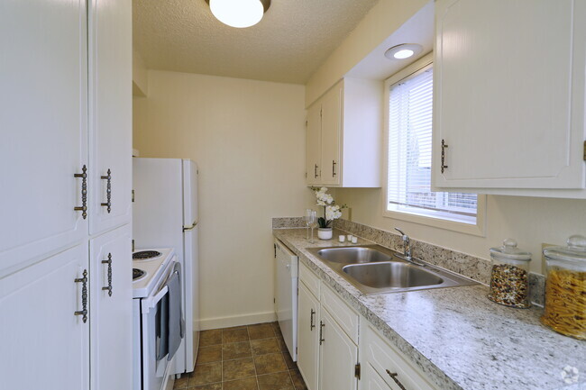 2 BR-Kitchen - The Village Apartments