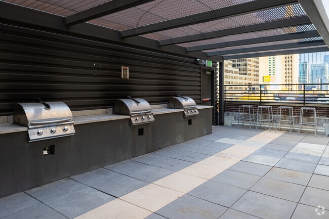 Outdoor Rooftop - Grills - Auraria Lofts