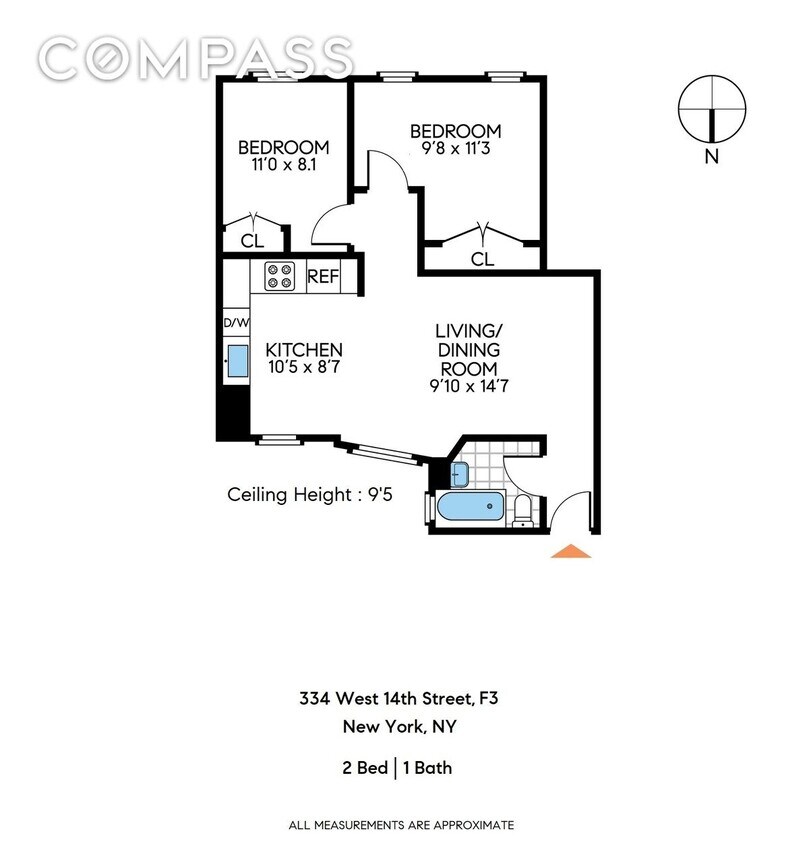 344 W 14th St Unit E3, New York, NY 10014 Apartment for Rent in New