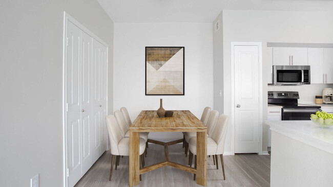 Dining Room with Hard Surface Flooring - Kia Ora Park