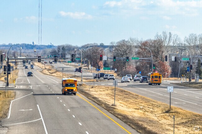 Mounds View Boulevard helps residents travel through the city.