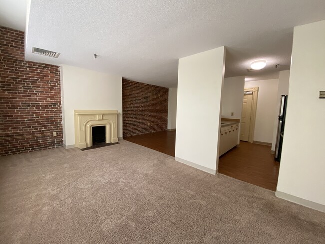Brick Accent Walls - Opera Block Apartments