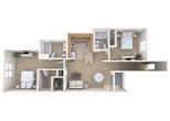 Columbia Woods 2 Bedroom Split (Second Floor)