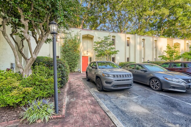 Entrance from the Parking Lot with Two Assigned Spaces - 1331 S Ponce de Leon Ave NE