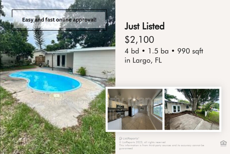 595595 5th Ave NW, Largo, FL 33770 House Rental in Largo, FL