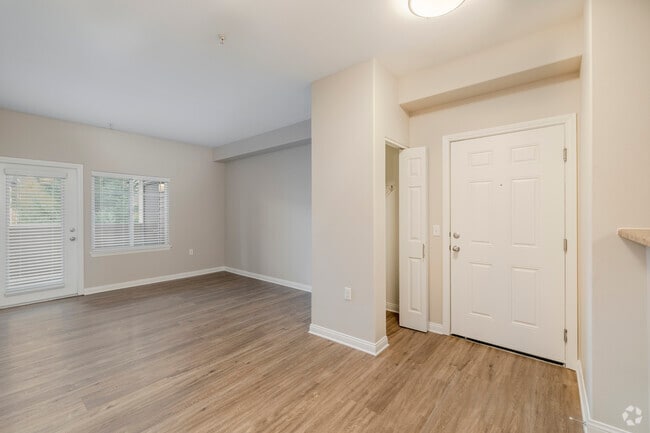 The Birch - Living Room *1BR, 1BA - 903SF - Living Room - Woodland