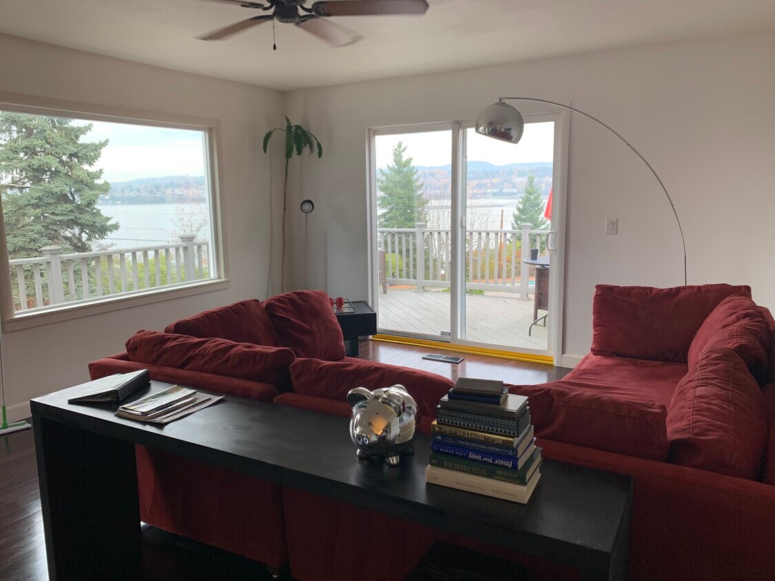 Big cozy couch, tv has been added. - 8515 S 112th St