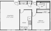 1 Bedroom / 1 Bath