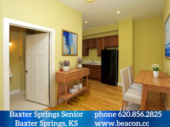Comedor de 1 dormitorio - Baxter Springs Senior Residences