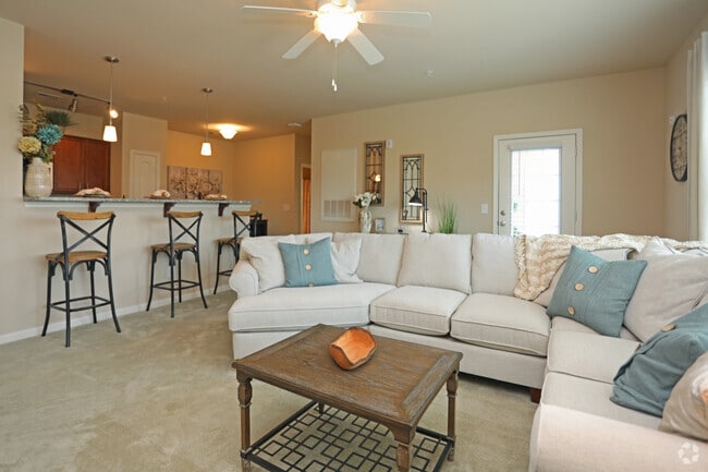 1 Bedroom Model - Living Room - The Reserve at Brookberry Farm