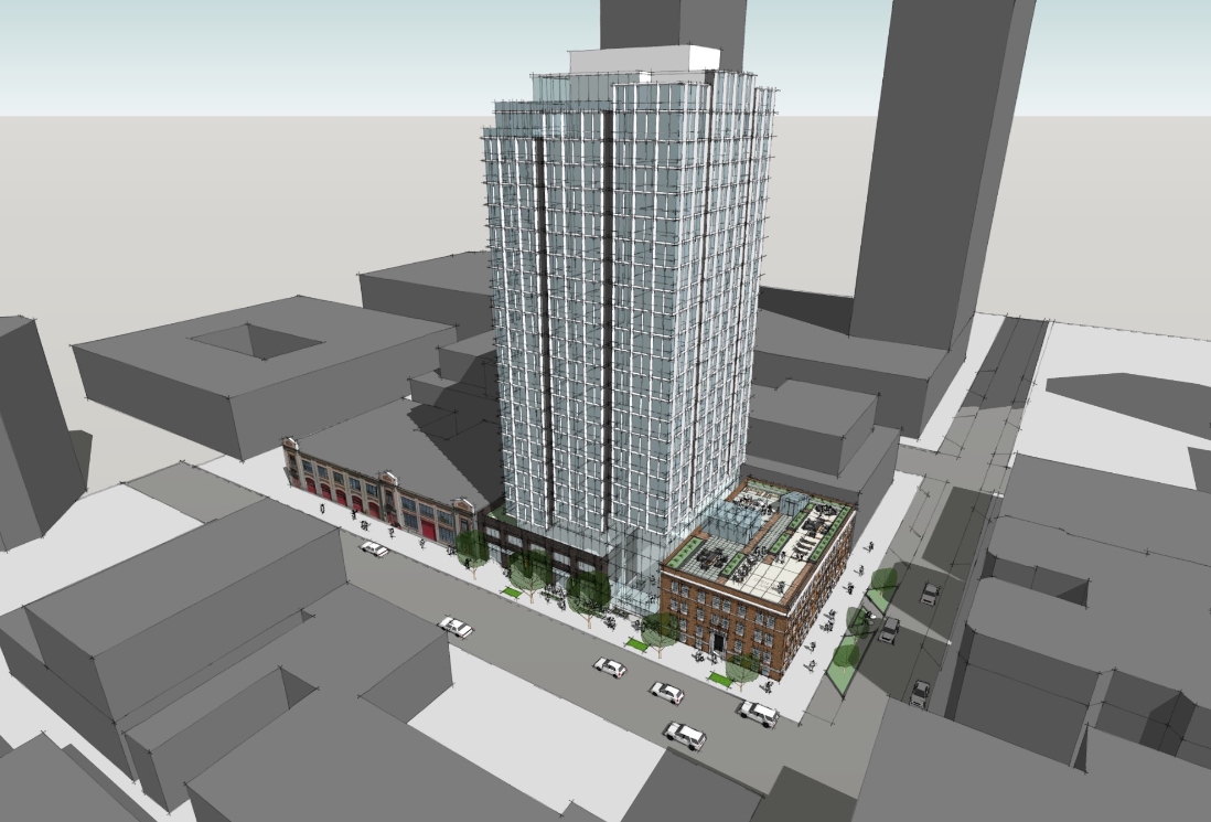 Rendering - 4th & Bell Tower