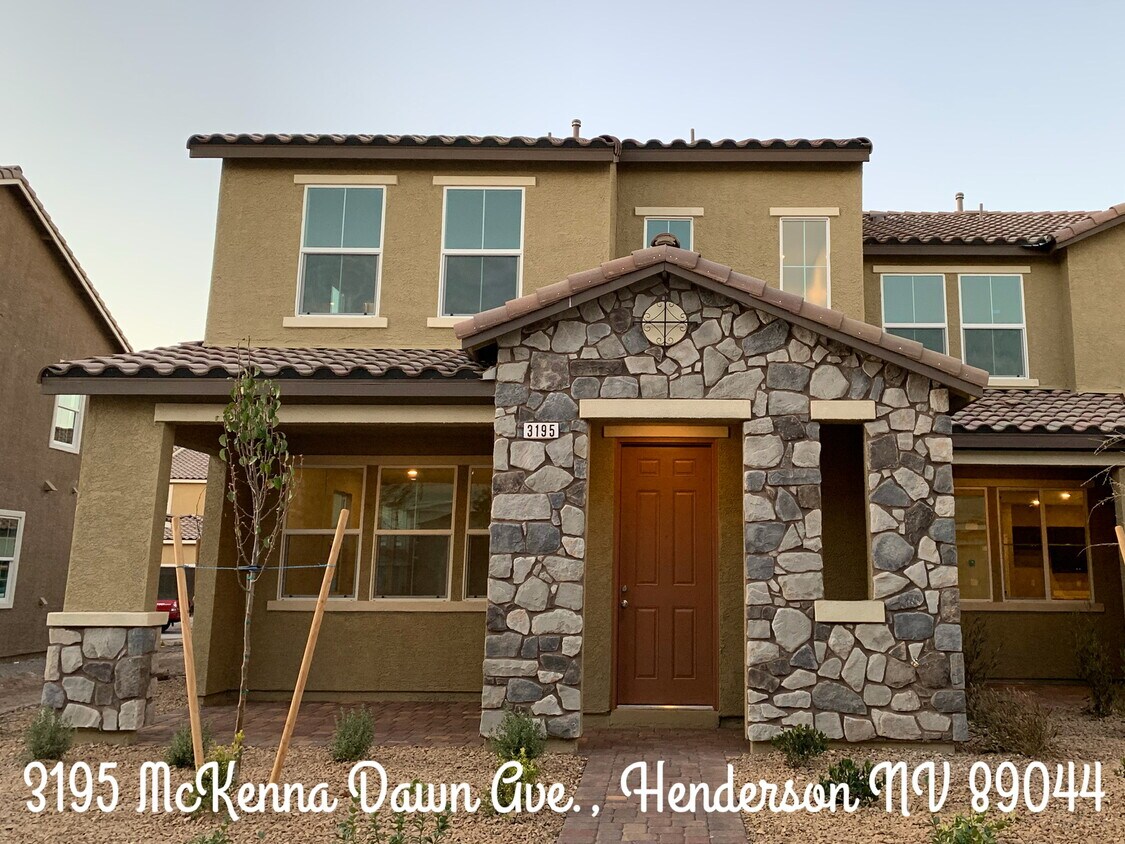 3195 McKenna Dawn Ave, Henderson, NV 89044 Townhome Rentals in