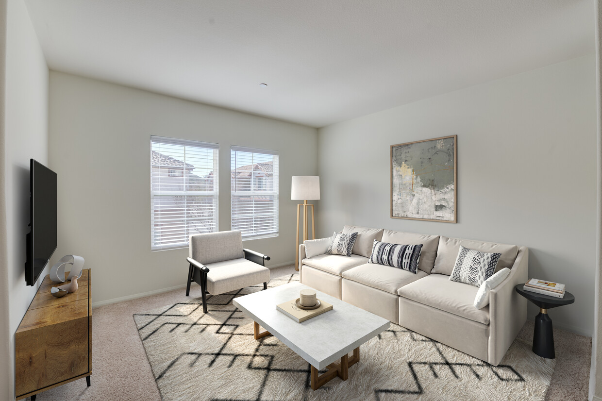 Living Room at Monarch at Dos Vientos Apts., Newbury Park, 91320 - Monarch at Dos Vientos