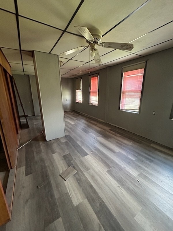 Put down new floors and walls in bedroom - 128 Graywood St