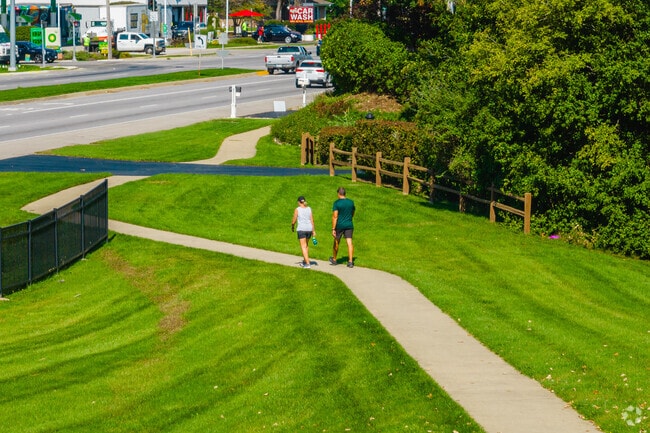 Lake Zurich has many walking paths along its clean and accessible parks.