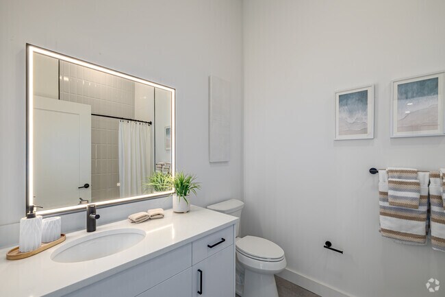 2BR, 2BA - 1,201SF - Bathroom - The Alice