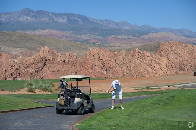 Sky Mountain Golf Course is a spectacular 18-hole golf course near Dixie Springs, in Hurricane.