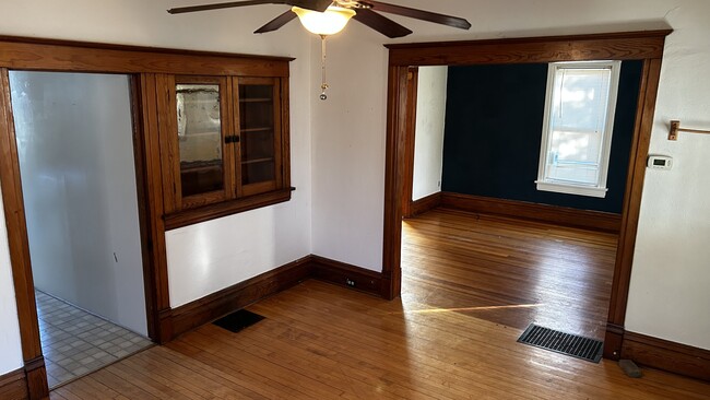 Dining room (kitchen left; living room right) - 509 E Maple St