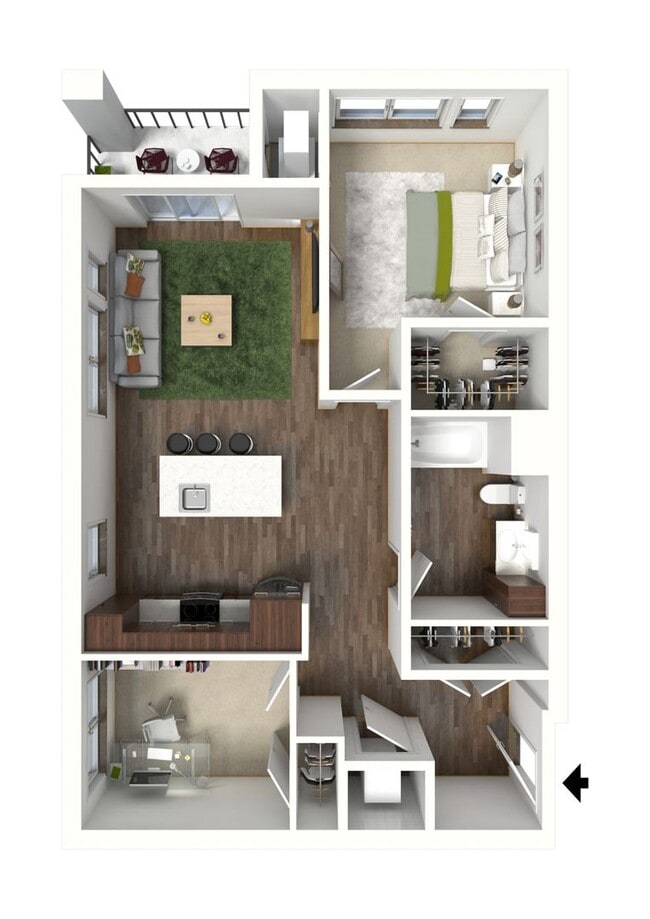Interior Photo - Jade at North Hills