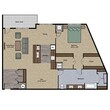 1 Bedroom with Den Unit M