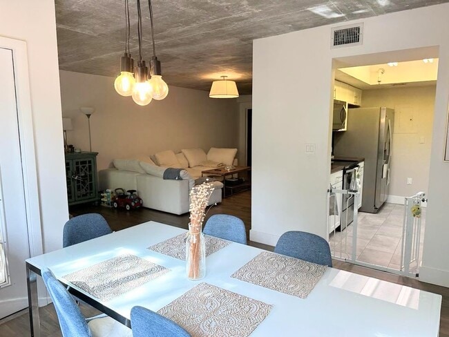 Living, Dining and Kitchen - 201 NW 7th St