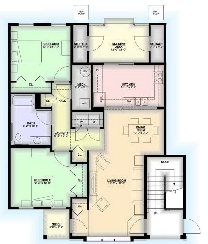 Plano de planta - Limerock Court
