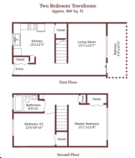 2BR/1BA - Medical Center Courts