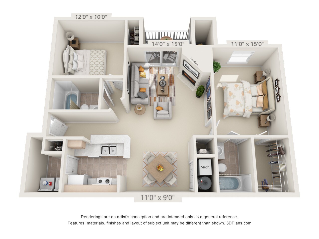Quail Hollow at the Lakes – Two Bedroom