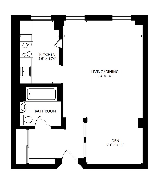 Floor Plan - 631 O'Farrell St