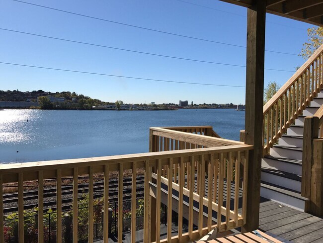 View from one of the decks - 375 Crescent Ave