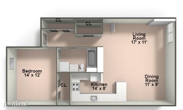 Building Photo - 1 br, 1 bath  - 59 Brainerd Rd Apt 406