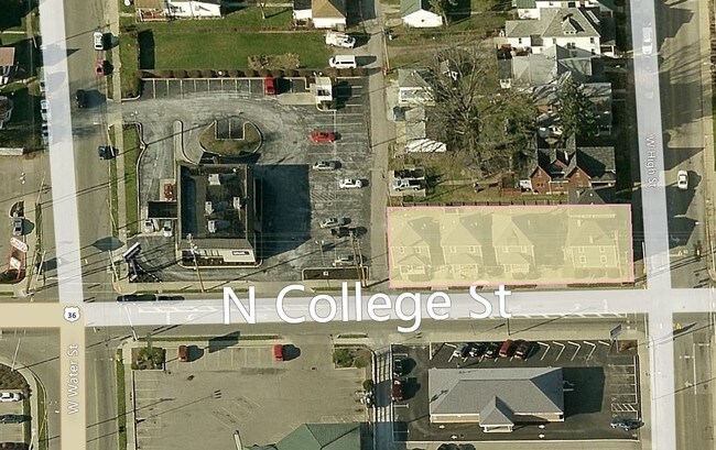 Aerial View - 218-222 N College St