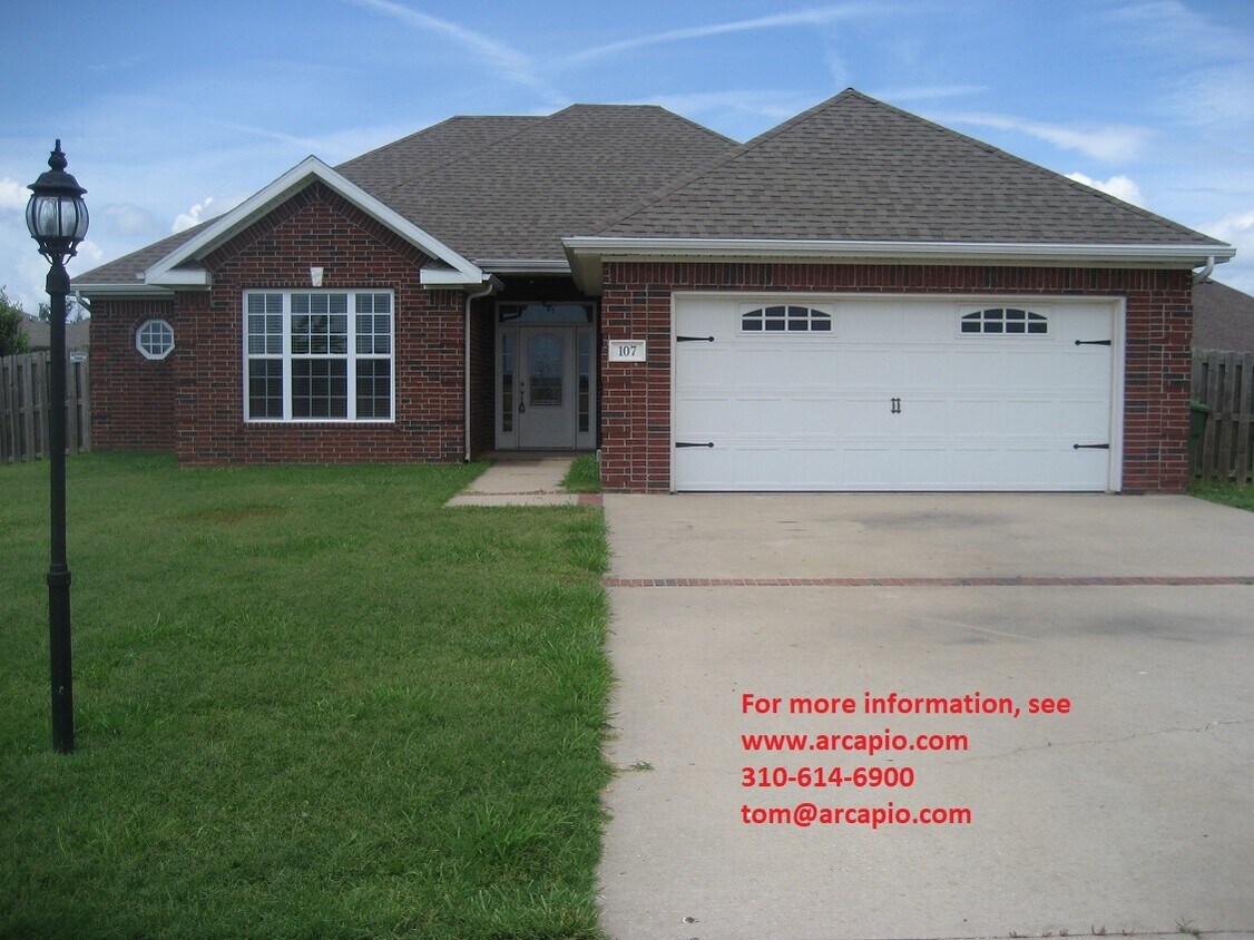 107 Greer St, Pea Ridge, AR 72751 House Rental in Pea Ridge, AR