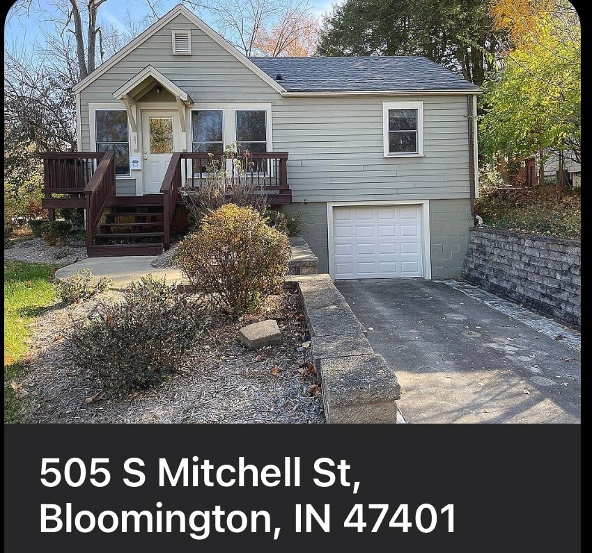 505 S Mitchell St, Bloomington, IN 47401 House Rental in Bloomington