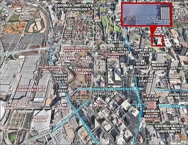Map of Area - 120 Ralph McGill Blvd NE
