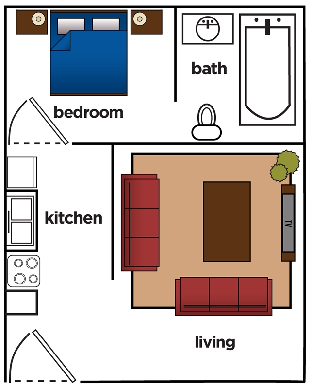 Estudio - Myrtle Street Apartments