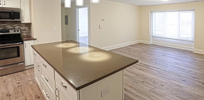 Kitchen & Living Area - Apartments at Legacy