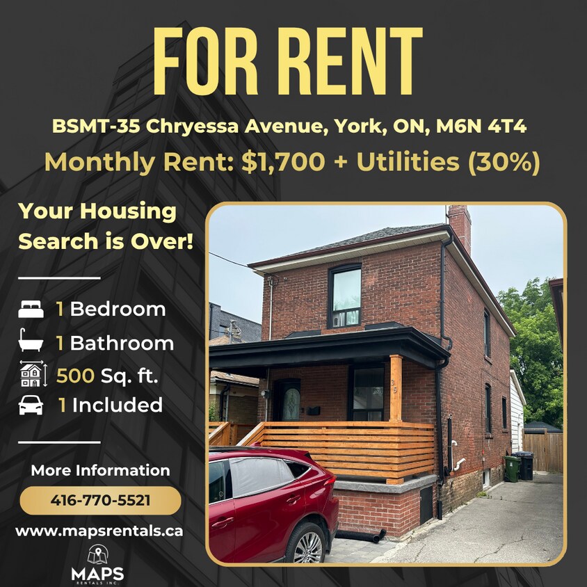 Primary Photo - Beautifully Re-Modelled Basement Apartment