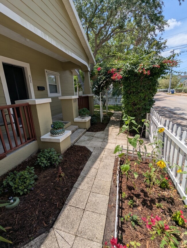 Front Exterior with Fenced Yard - 808 9th Ave N